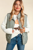Sleeveless Quilted Puffer Vest