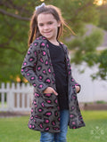 Girls-Pink Panther Cardigan with Pockets