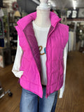 Solid Puffer Padded Warm Vest