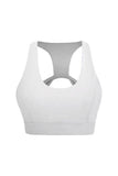 Cross Back Athletic Bra-White - Country Faith Boutique