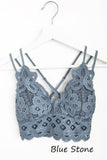 Crochet Lace Bralette-Blue Stone - Country Faith Boutique