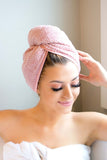 Microfiber Hair Towel-Cream