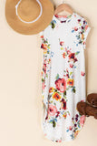 GIRLS Floral Round Hem Dress - Country Faith Boutique