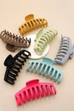 MATTE FRENCH STYLE HAIR CLAW CLIP