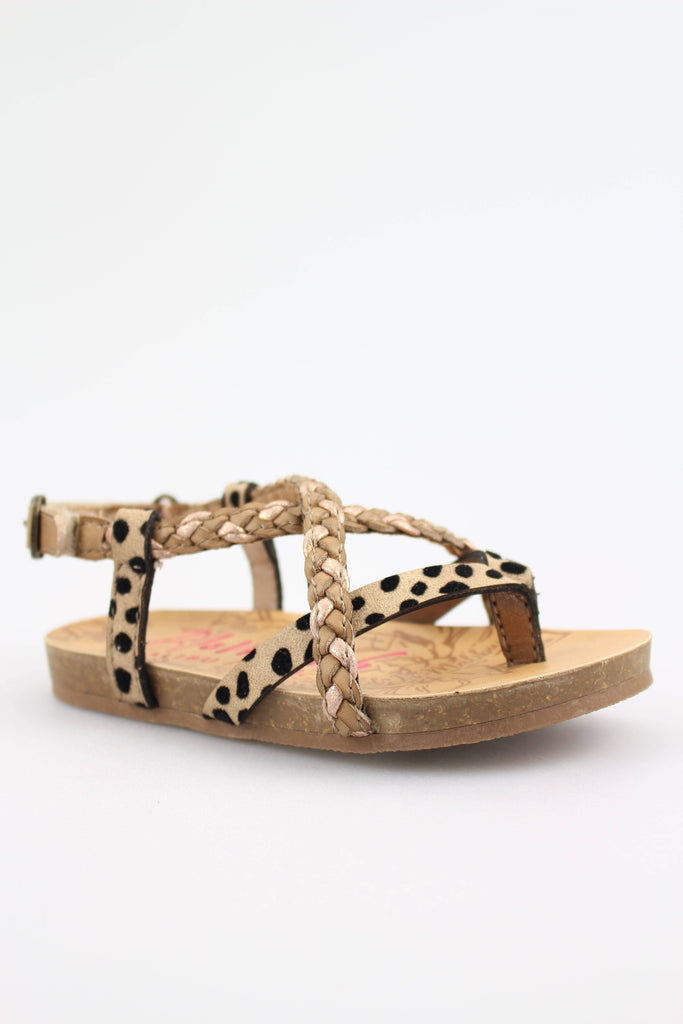 YOUTH-Gladey Sand Leopard Sandals - Country Faith Boutique
