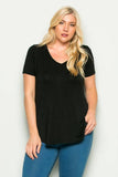 Back To Basics Top- PLUS - Country Faith Boutique