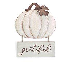WALL HANGING HAMMERED PUMPKIN - Country Faith Boutique