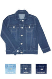 Indigo Blue Denim Jacket-Girls - Country Faith Boutique