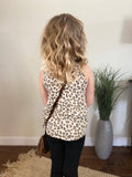 GIRLS Leopard Baby Doll Tank Top - Country Faith Boutique