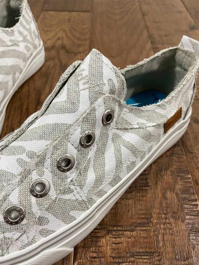 Play Blowfish Canvas Sneakers-Zebra - Country Faith Boutique
