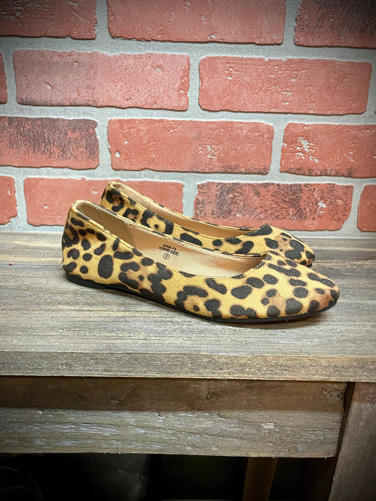 Wild Side Leopard Flat Shoes - Country Faith Boutique
