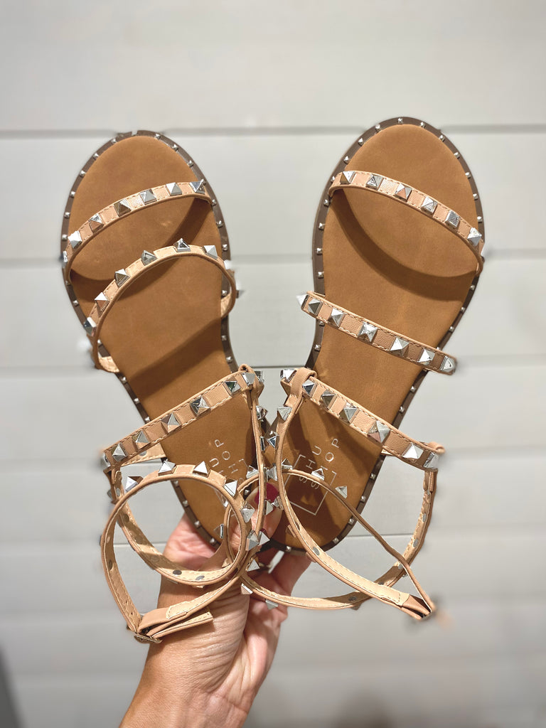She So Studded Sandal - Country Faith Boutique