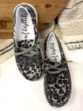 Gypsy Jazz Canvas Shoes-Grey Cheetah - Country Faith Boutique