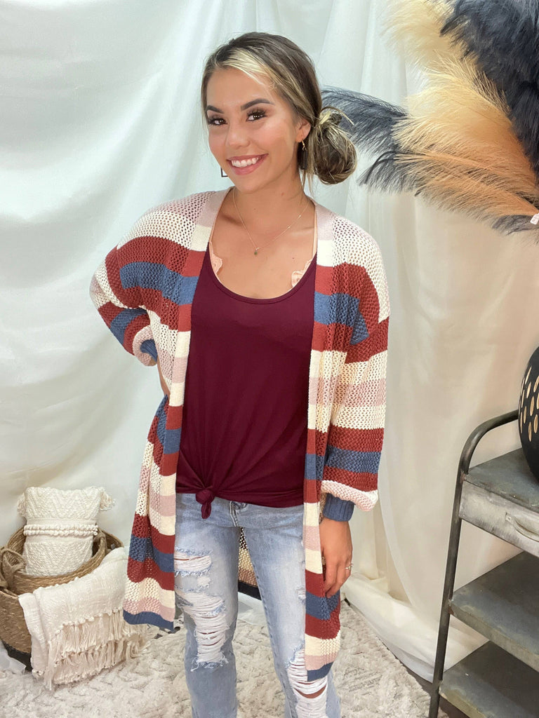 Hot Hollowed Knit Cardigan - Country Faith Boutique