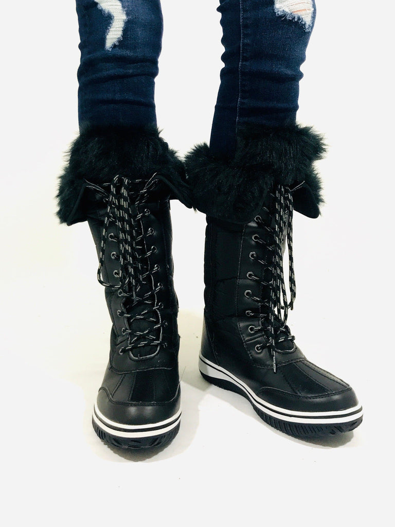 Your Favorite Snow Boots - Black - Country Faith Boutique